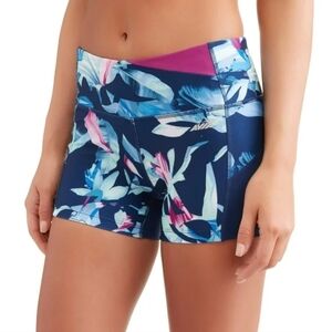 AVIA Active 3 Envelope Front Floral Biker Short